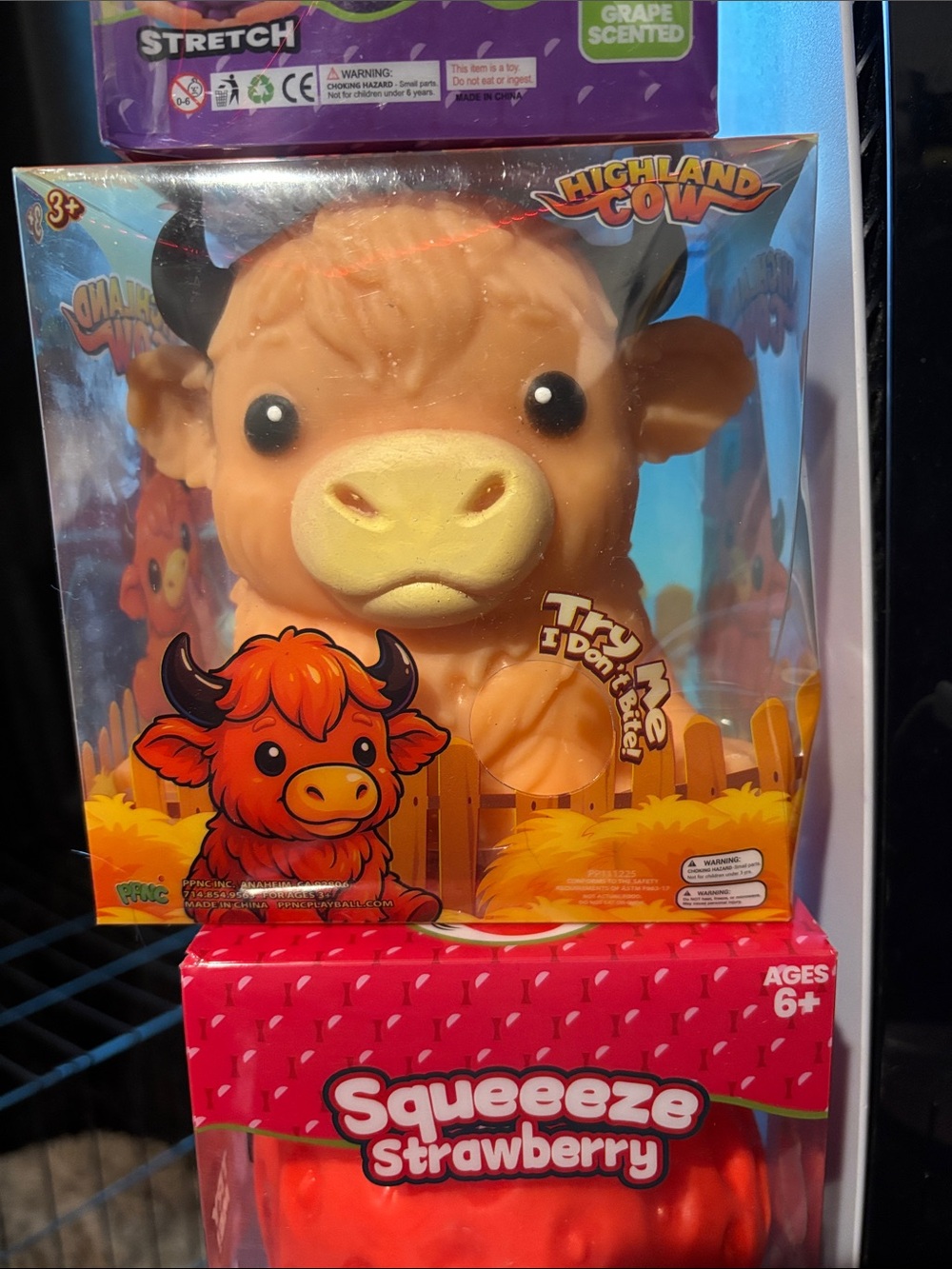 Squishy Toy - Tan and Cream Stretchy Stress Relief